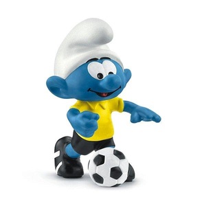 undefined, Schleich Fußball Schlumpf mit Ball, Kunststoff-Figur, 