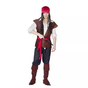 undefined, Herren Herrenkostüm Pirat 52, - Herrenkostüm Pirat, für Herren, Größe 52
