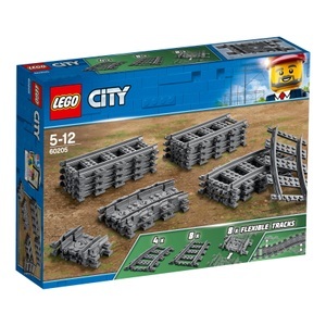 LEGO, LEGO City Schienen #60205, LEGO® Konstruktionsspielsteine »Schienen 60205«