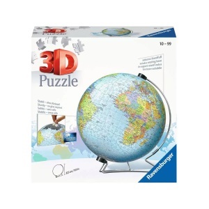 Ravensburger, Ravensburger 3D Puzzle Globus Englisch, 540 Teile, Ravensburger 3D-Puzzle »Globus englisch«