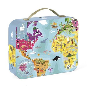 Janod, Janod - Puzzle Planète Bleue - 208 Teile, Janod - Puzzle Köfferchen, Unser blauer Planet