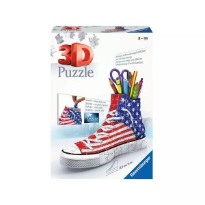 Ravensburger, Ravensburger 3D Puzzle Sneaker, 3D Puzzle Ravensburger Sneaker American Style 108 Teile