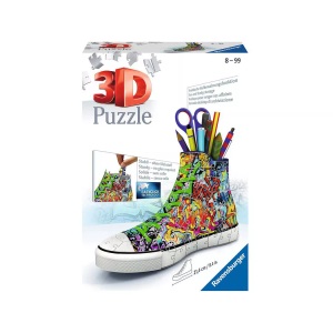 Ravensburger, Ravensburger 3D Puzzle Sneaker Graffiti, 108 Teile, Ravensburger 3D-Puzzle »Sneaker Graffiti«