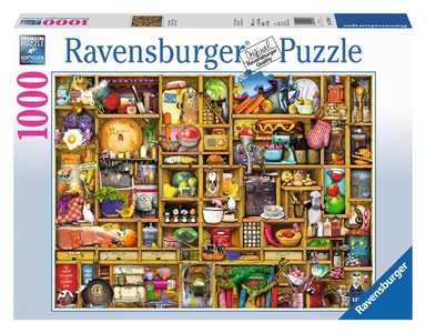 Ravensburger, Ravensburger Puzzle kitchen cupboard, 1000 Teile, Ravensburger Puzzle »Kurioses Küchenregal«