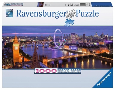 Ravensburger, Ravensburger Puzzle Panorama London bei Nacht, 1000 Teile, Ravensburger Puzzle »London bei Nacht«