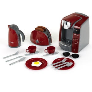 Klein, Theo klein BOSCH Frühstücksset mit Tassimo Kaffeemaschine, Klein - Haushalt Frühstücksset