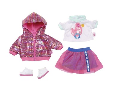 Zapf Creation, Zapf Creation BABY born® City Trendsetter Roboter Welt, Zapf creation - Baby Born City Deluxe Style Set, *@bb City Deluxe Style 43cm, 43cm, Multicolor