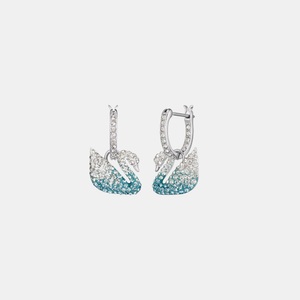 Swarovski, Swarovski Iconic Swan Ohrschmuck Damen, Swarovski Iconic Swan Ohrschmuck Damen