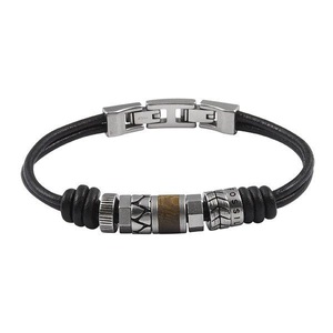 Fossil, Fossil Armschmuck Herren, Fossil - 07/06 Armbänd, 20cm, Black