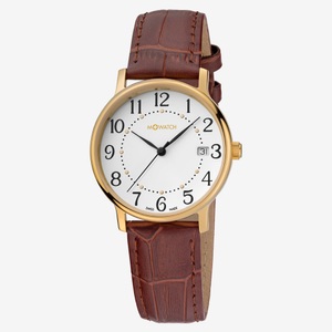 M+Watch, M+Watch Timeless Elegance Wre.45210.lg Armbanduhr, M Watch by Mondaine WRE.45210.LG Red