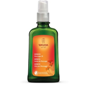 Weleda, Weleda Arnika Massageöl 100ml, Weleda Arnika Massage-Öl Glasflasche 100 ml
