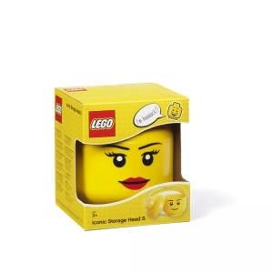 ROOM COPENHAGEN, Room Copenhagen Lego stapelbarer Aufbewahrungskopf Mädchen S, LEGO Iconic Storage Head , Aufbewahrungsbox