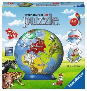 CARLIT, Carlit Kindererde 72 Teile, 3D-Puzzle KINDERERDE 73-teilig