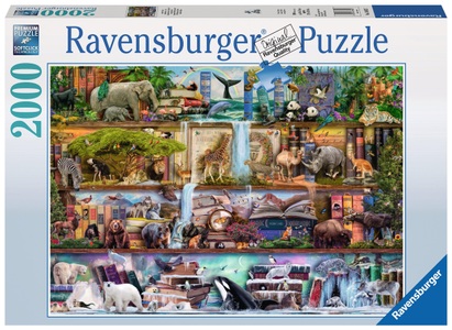 CARLIT, Carlit Puzzle grossartige Tierwelt, 2000 Teile, Ravensburger Puzzle »Grossartige Tierwelt«