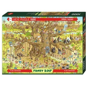 Heye, Heye Monkey Habitat Standard 1000 Teile, Heye - Monkey Habitat Standard 1000 Teile, Multicolor