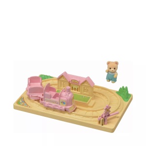 Sylvanian families, Sylvanian Families Baby Abenteuer Zug, SYLVANIAN FAMILIES® 5320 Baby Abenteuer Zug beige