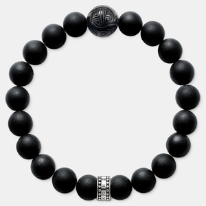 Thomas Sabo, Armband Damen Black cm#66/21cm, 