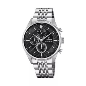Festina, Festina Chronograph »Timeless Chronograph, F20285/4«, Festina F20285/4 Timeless Chronograph Herrenuhr