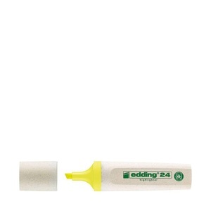 edding, Edding e-24 EcoLine Textmarker Gelb 2 mm, 5 mm, Edding 24, Textmarker, EcoLine, 2-5mm, gelb, 4-24005