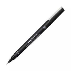 UNI, Uni Fineliner PIN 0.6 mm Schwarz, uni-ball Fineliner Pin, 0.6mm, schwarz, PIN06.200