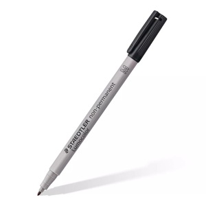 Staedtler, Staedtler Folienstift Lumocolor M non-permanent 315 Schwarz 315-9, Staedtler Lumocolor, non-permanent, Universalstift, 1mm, M, schwarz, 315-9