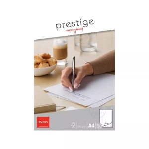 Elco, ELCO Schreibblock Prestige A4 74111.14 weiss, 100gm2 50 Blatt