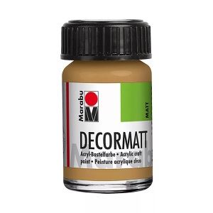Marabu, Acrylfarbe Acrylfarbe, Marabu - Acryl-Bastelfarbe, Decormatt, 1 Stück, Multicolor
