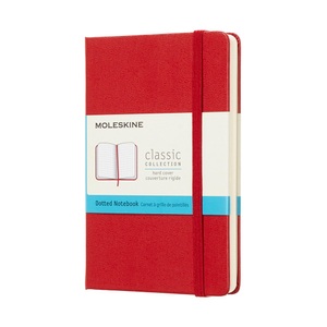undefined, Moleskine Scarlet Red Notebook Pocket Dotted Hard, Moleskine Notizbuch, P/A6, Punktraster, HC, Scharlachrot, 715321
