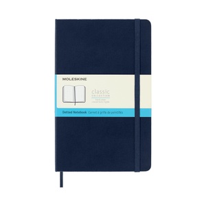 undefined, Moleskine Sapphire Blue Notebook Large Dotted Hard, Moleskine Notizbuch, L/A5, Punktraster, HC, Saphir, 715437