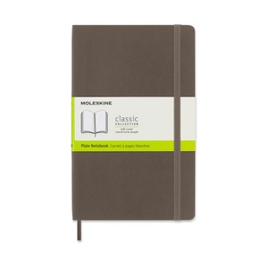 undefined, Moleskine Earth Brown Notebook Large Plain Soft, Moleskine Notizbuch, L/A5, Blanko, SC, Erdbraun, 715536