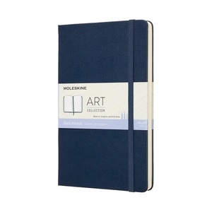 undefined, Moleskine Sapphire Blue Sketchbook Large, Moleskine Skizzenbuch, L/A5, 165g, HC, Saphir, 715611