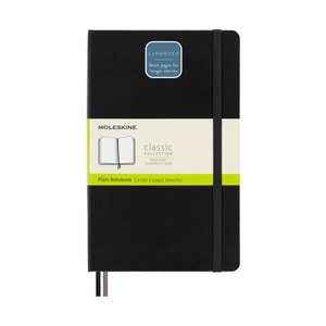 undefined, Moleskine Notizbuch, Large, A5, Blanko, Erweiterte Seitenanzahl, Hard Cover, Schwarz, Moleskine Notizbuch, HC, L/A5, blanko, schwarz, 240 Seiten, 628028