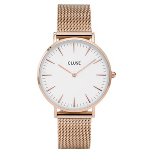 Cluse, Cluse Damen Analoguhr La Bohème 38mm, Cluse Boho Chic Mesh CW0101201001 Damenuhr