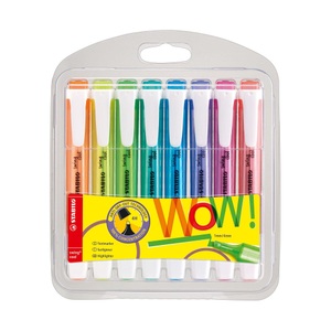 Stabilo, STABILO® Textmarker SWING COOL mit 8 Farben, Stabilo Swing cool, 1-4mm, Leuchtmarker, 275/8-3, (8er Etui)