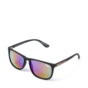 SUPERDRY, Superdry Sonnenbrillen SDS SHOCKWAVE 127, Superdry SHOCKWAVE Unisex-Sonnenbrille Vollrand Eckig Kunststoff-Gestell, schwarz