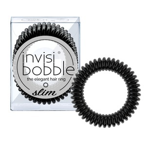 invisibobble, Invisibobble SLIM - True Black, Invisibobble Haarbinder Slim, schwarz