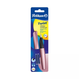Pelikan, Pelikan Füllhalter ´´Twist Feder M, Girly Rose´´, Pelikan Füller Twist, Girly Rose, Feder M, universell für Rechts- und Linkshänder
