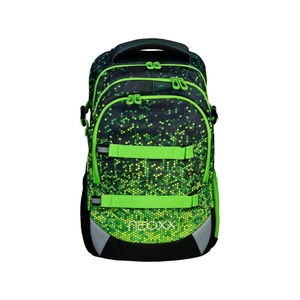 NEOXX, neoxx Schulrucksack »neoxx Active, Pixel in my mind«, Neoxx Rucksack Pixel In My Mind 31 x 24 x 45,5 cm Neon Grün