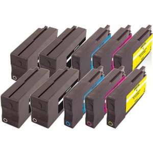 Peach, Peach 10er-Pack Tintenpatronen kompatibel zu HP No. 950XL, No. 951XL, Tinte PI300-687 (10er-Pack)