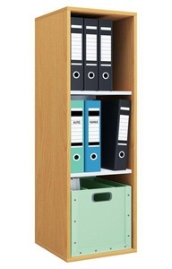 VCM, Holz Büro Stand Regal Bücher Ordner Aktenregal Ordnerregal Bücherregal Lona l 3f Holz Büro Stand Regal Bücher Ordner Aktenregal Ordnerregal Bücherregal Lona l 3f, MID.YOU Aktenschrank 35/110/37 cm , Lona I , Buchefarben , Holzwerkstoff , 2 Fächer , 35x110x37 cm , melaminharzbeschichtet,melaminharzbeschichtet,Nachbildung,Nachbildung , 000657014066