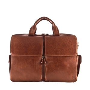 Maxwell Scott, Maxwell Scott Lagaro - Leder-Aktentasche in Cognac-Braun, Lagaro - Leder-Aktentasche in Cognac-Braun