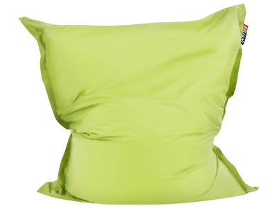 Beliani, Sitzsack mit Innensack 140 x 180 cm grün, Beliani - Sitzsack aus Polyester Retro FUZZY, One Size, Limone