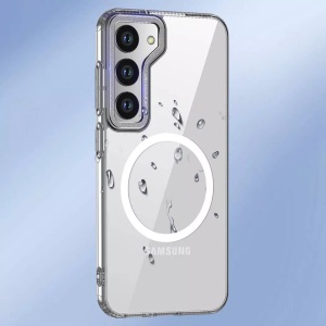 Cover-Discount, Galaxy S23+ - Hybrid Backcase mit Magnet, Cover-Discount - Galaxy S23+ Hybrid Backcase Mit Magnet, Weiss