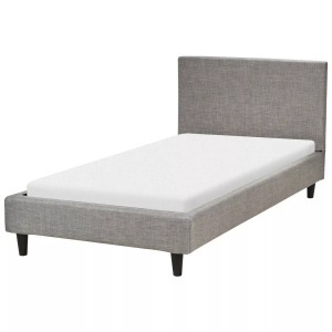 Beliani, Bett mit Lattenrost aus Polyester Modern FITOU Bett mit Lattenrost aus Polyester Modern FITOU