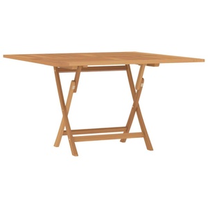 vidaXL, vidaXL Gartentisch Klappbar 120x120x75 cm Massivholz Teak