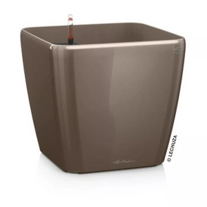 Lechuza, Lechuza - 4er-Set Blumenkästen mit Integriertem Bewässerungssystem Quadro Premium 21 LS - Taupe, Lechuza Pflanzentopf Quadro Premium 21 LS Taupe