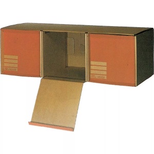 Biella, BIELLA Archivbox Deporama A4 26830000 braun 3 Fächer, BIELLA Archivbox Deporama A4 26830000 braun 3 Fächer