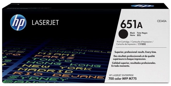 Hp, Original Tonerpatrone schwarz HP No. 651A,CE340A, Hewlett Packard Toner, schwarz, No.651A, CE340A