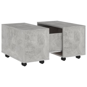 vidaXL, vidaXL Couchtisch Betongrau 60x60x38 cm Spanplatte
