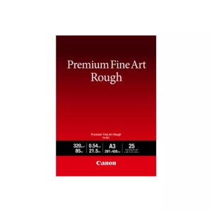 Canon, Canon Premium Fine Art Rough Paper Fa-Rg1 A3, Canon Premium Paper, A3, 320g, Fine Art Rough, FA-RG1 A3, (25 Blatt)